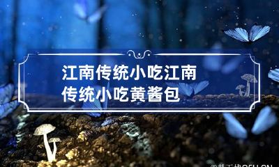 江南传统小吃 江南传统小吃黄酱包