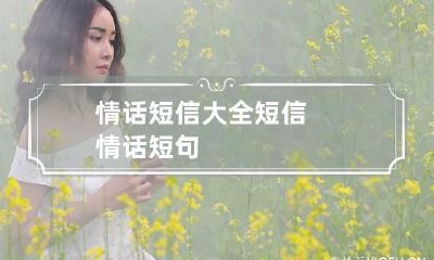 情话短信大全 短信情话短句