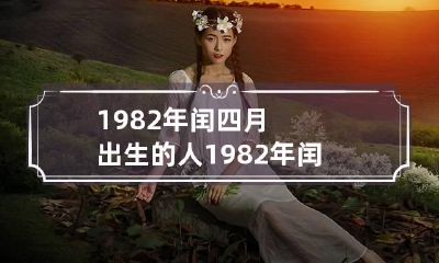 1982年闰四月出生的人 1982年闰四月出生的人命好吗