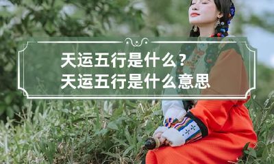 天运五行是什么？ 天运五行是什么意思?