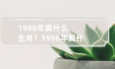 1998年属什么生肖？ 1998年属什么生肖五行属什么