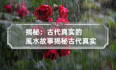 揭秘：古代真实的風水故事 揭秘:古代真实的风水故事在线阅读