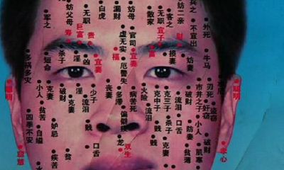 男人面部痣相图解，超准