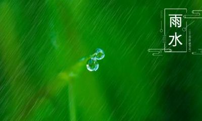 雨水的风俗习惯有哪些？二十四节气歌你知道吗？