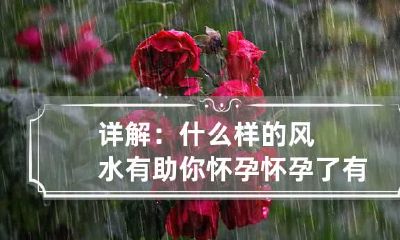 详解：什么样的风水有助你怀孕 怀孕了有什么风水禁忌吗