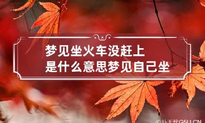 梦见坐火车没赶上是什么意思 梦见自己坐火车没赶上是什么意思