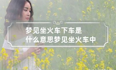 梦见坐火车下车是什么意思 梦见坐火车中途下车火车走了是什么意思