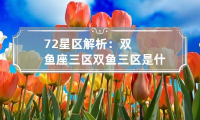 72星区解析：双鱼座三区 双鱼三区是什么意思
