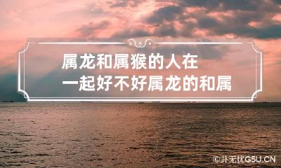 属龙和属猴的人在一起好不好 属龙的和属猴的在一起合适吗