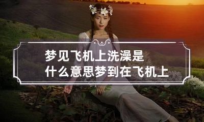 梦见飞机上洗澡是什么意思 梦到在飞机上