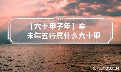 【六十甲子年】辛未年五行属什么 六十甲子辛丑年