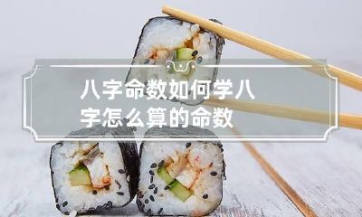 八字命数如何学 八字怎么算的命数
