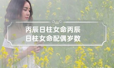 丙辰日柱女命 丙辰日柱女命配偶岁数