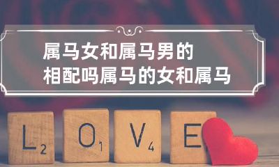属马女和属马男的相配吗 属马的女和属马的男