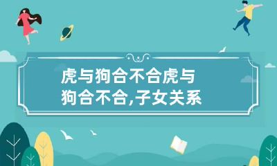 虎与狗合不合 虎与狗合不合,子女关系