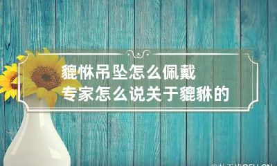 貔恘吊坠怎么佩戴专家怎么说?关于貔貅的佩戴讲究！