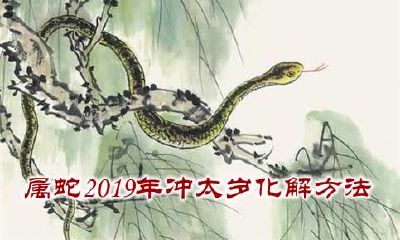 2019年冲太岁的生肖_属蛇2019年冲太岁化解方法
