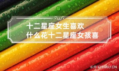 十二星座女生喜欢什么花 十二星座女孩喜欢什么男孩