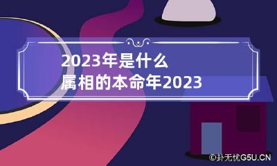 2023年是什么属相的本命年 2023年本命年生孩子好吗