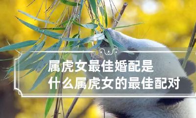属虎女最佳婚配是什么 属虎女的最佳配对