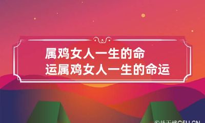属鸡女人一生的命运 属鸡女人一生的命运如何