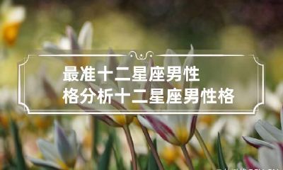 最准十二星座男性格分析 十二星座男性格排行