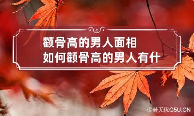 颧骨高的男人面相如何 颧骨高的男人有什么说法