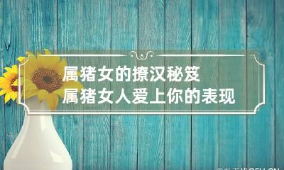 属猪女的撩汉秘笈 属猪女人爱上你的表现