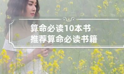 算命必读10本书推荐 算命必读书籍