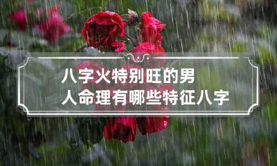 八字火特别旺的男人命理有哪些特征 八字火旺的男人,能成大事情