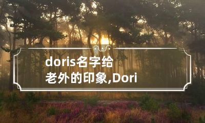doris名字给老外的印象,Doris谁知道这个是什么意思