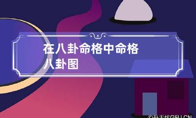 在八卦命格中 命格八卦图