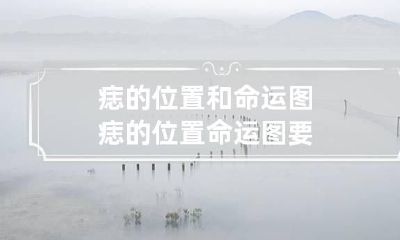 痣的位置和命运图 痣的位置命运图要