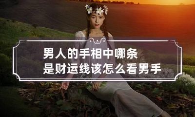 男人的手相中哪条是财运线该怎么看 男手相财运线在哪里