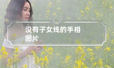 没有子女线的手相图片