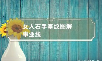 女人右手掌纹图解事业线