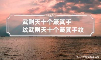 武则天十个簸箕手纹 武则天十个簸箕手纹图解