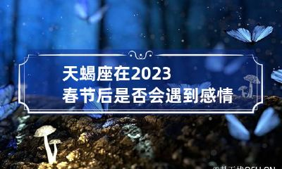 天蝎座在2023春节后是否会遇到感情瓶颈