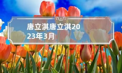 唐立淇 唐立淇2023年3月