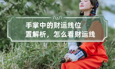 手掌中的财运线位置解析，怎么看财运线好不好