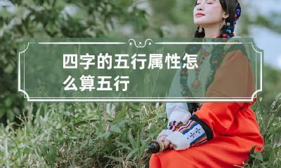 四字的五行属性 怎么算五行