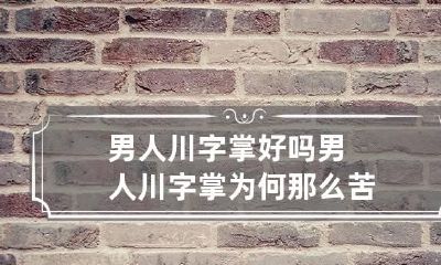 男人川字掌好吗 男人川字掌为何那么苦