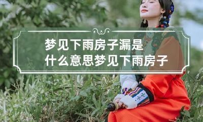 梦见下雨房子漏是什么意思 梦见下雨房子也漏雨