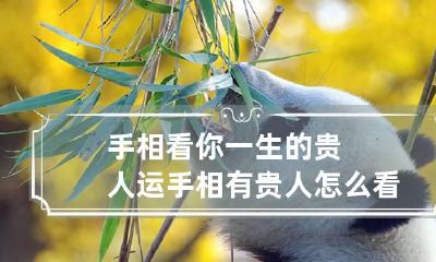 手相看你一生的贵人运 手相有贵人怎么看