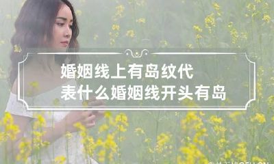 婚姻线上有岛纹代表什么 婚姻线开头有岛纹