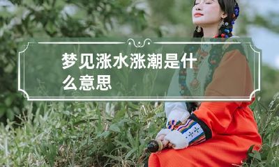 梦见涨水涨潮是什么意思