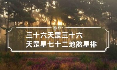 三十六天罡 三十六天罡星七十二地煞星排名