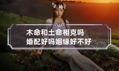 木命和土命相克吗 婚配好吗 姻缘好不好