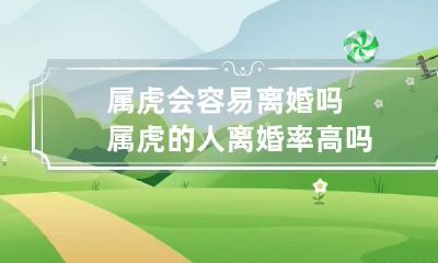 属虎会容易离婚吗 属虎的人离婚率高吗