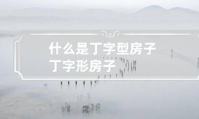 什么是丁字型房子 丁字形房子